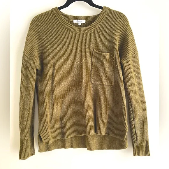 Madewell size s olive green sweater - Picture 1 of 4